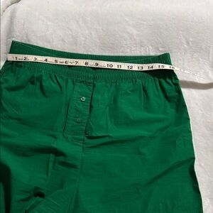 Green Elastic Waist Cotton short Boxer